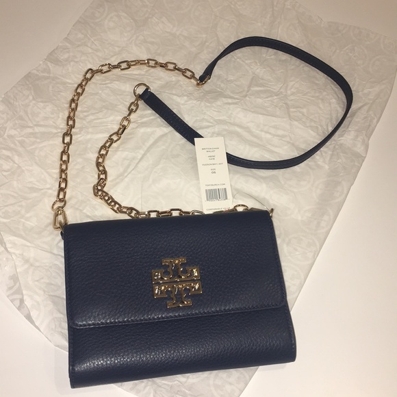 tory burch britten chain wallet